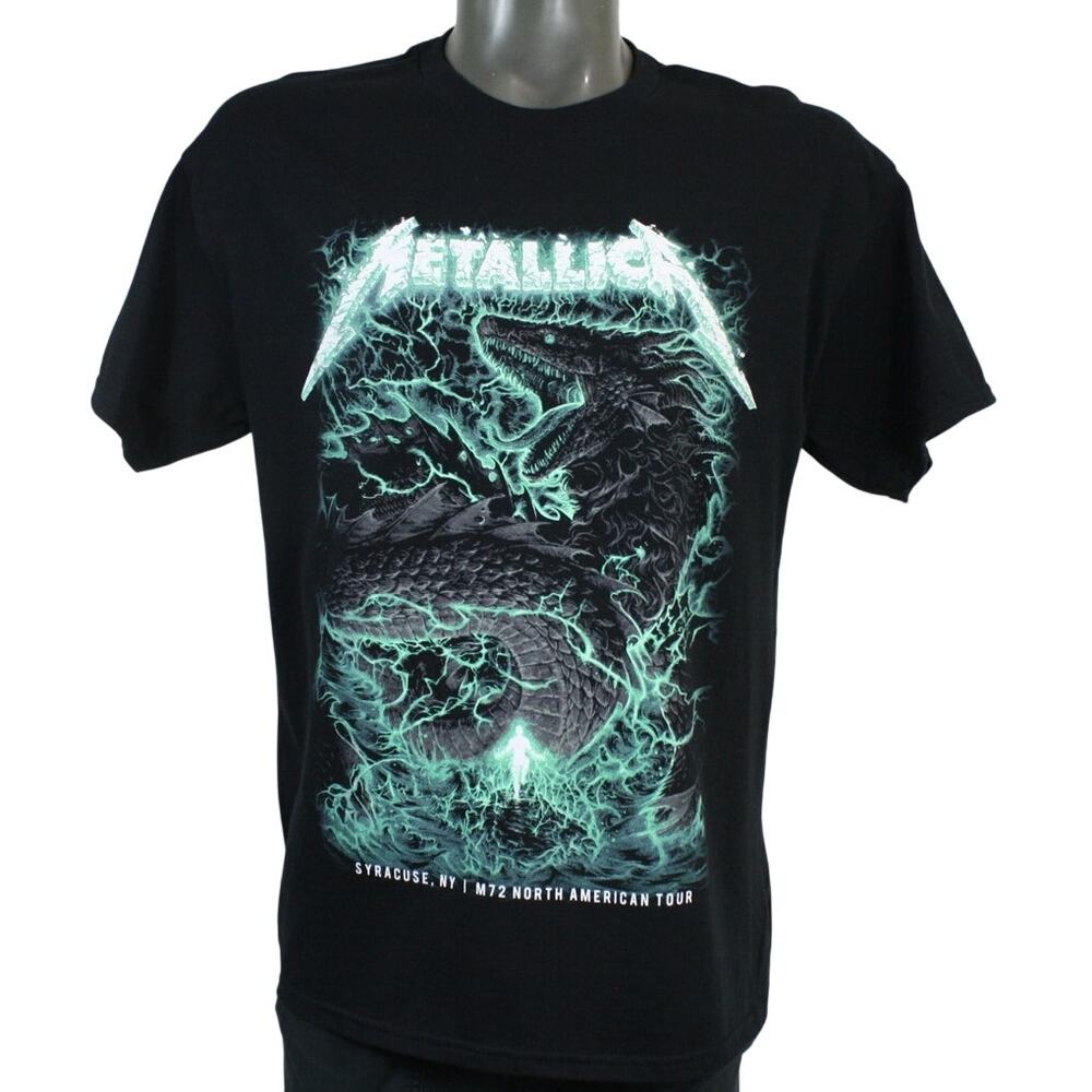 Metallica M72 Syracuse 2025 Sea Dragon JMA Dome Tour T-Shirt L Authentic